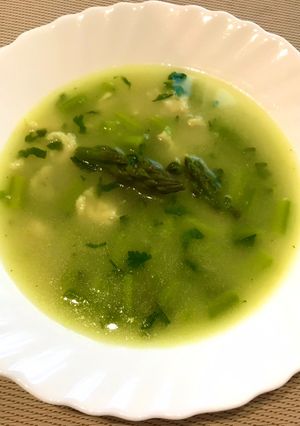 Spárgaleves recept fotója