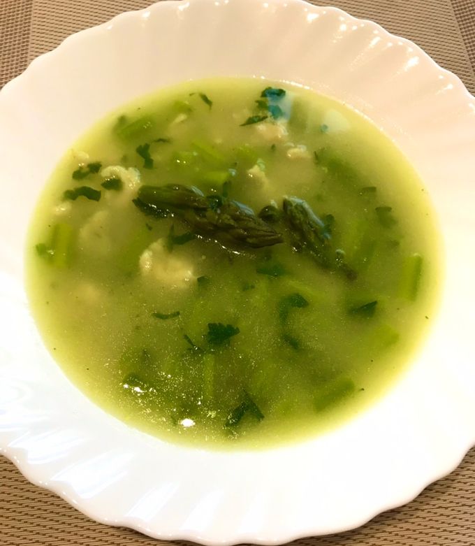 Spárgaleves recept fotója