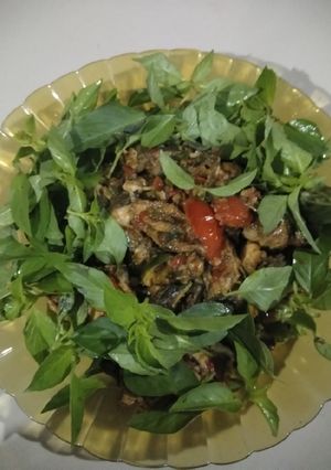 Foto resep Balado cangkalang cabe hijau kemangi