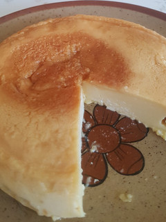 Una foto de Flan de queso en microondas
