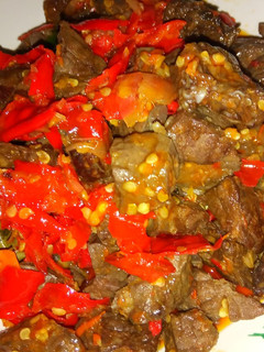 Foto resep Paru balado