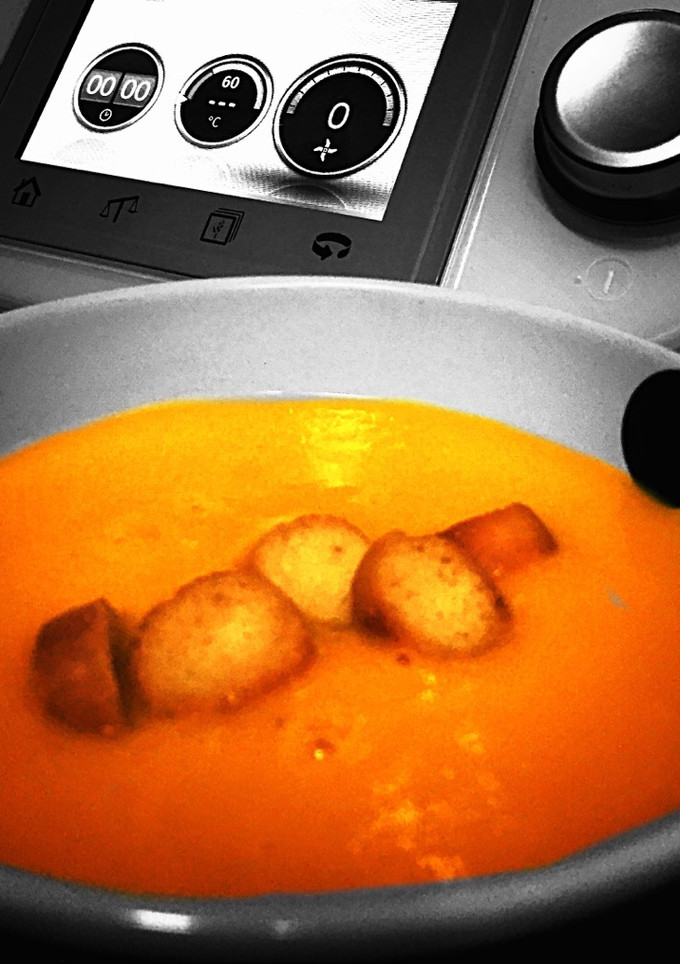 Una foto de Crema de calabaza Thermomix TM5