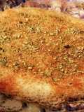 Knafeh with Milk Pudding