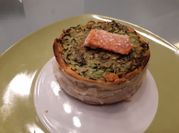 Una foto di filetto salmone