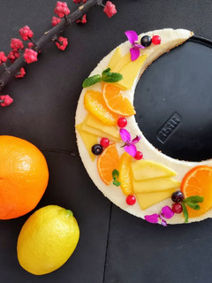 Una foto de Mousse semifrío de cítricos sin azúcar