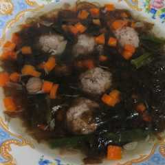 A picture of Sup Rumput Laut.