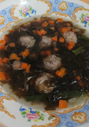 Foto resep Sup Rumput Laut