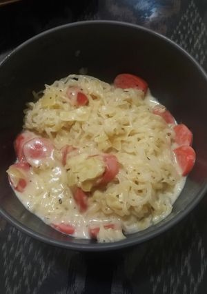 Foto resep Shirataki Carbonara Rendah Kalori