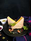 Shrikhand Sandesh Sandwich Dessert