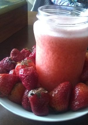 Una foto de Limonada de fresa