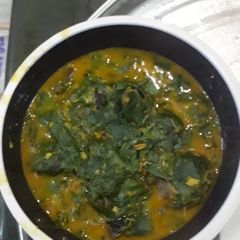 A picture of Oha soup.