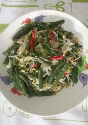 Foto resep Tumis Tauge Kacang Panjang
