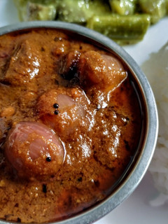 உள்ளி தீயல் (Ulli theeyal recipe in tamil) செய்முறை முக்கிய புகைப்படம்