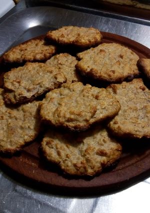 Una foto de Galletitas de avena banana y nuez