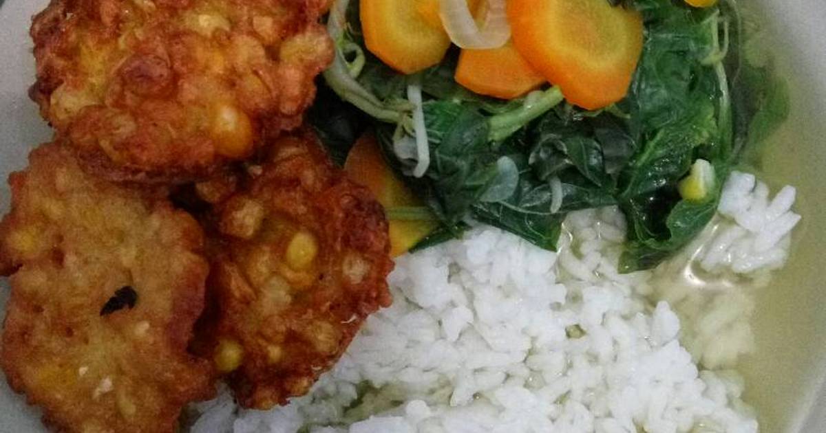 Resep Sayur Bening Bayam And Bakwan Jagung 🌽 Ala Ra2 Oleh Rara Ayu C Cookpad 7477