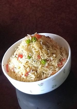 A picture of Tamato methi pulao.