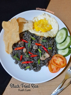 Foto resep 815. Black Fried Rice (Kuah Cumi)
