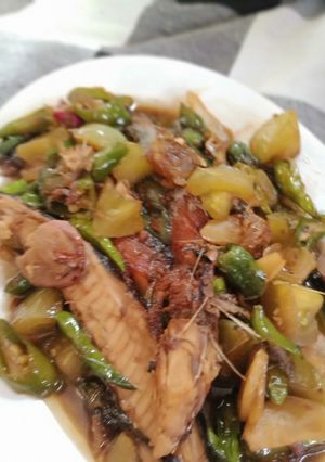 Foto resep Ikan tongkol cabe tomat ijo