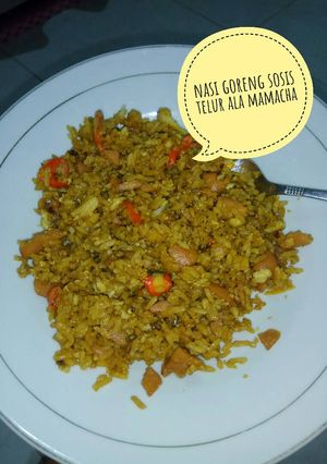Foto resep Nasi goreng sosis telur endesss