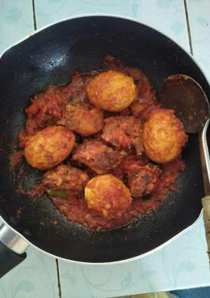 Foto resep Ayam dan telur bumbu bali