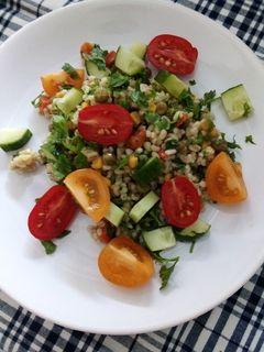 Bulgur saláta recept fotója