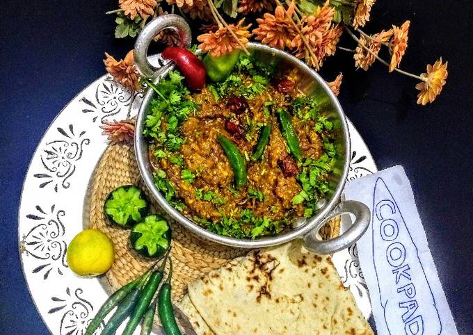 Easiest Way to Make Delicious Bengun Bhurta Dehli Style