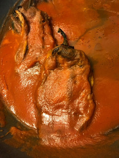Una foto de Chiles rellenos de queso panela