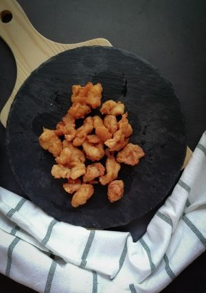 Gambar Popcorn ayam versi tanpa gluten