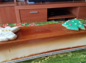 Una foto de Flan de queso al caramelo en Thermomix