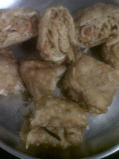 A picture of Spring Rolls- Blog Hop Week #20.
