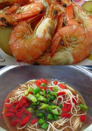 啤酒蝦兩吃 的食譜成品照片
