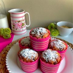 A picture of Sweet corn 🌽 muffins with chocolate 🍫 chips!.