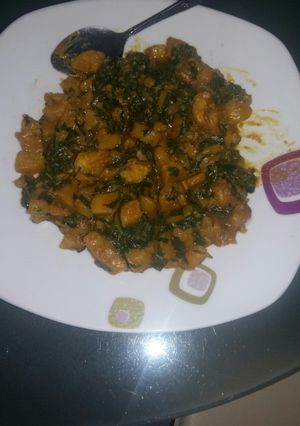 A picture of Unripe plantain porridge.