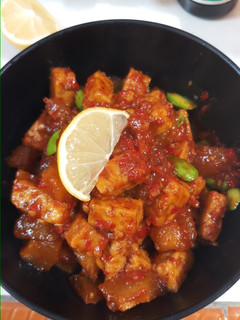 Foto resep Oseng tempe kikil pedas + pete
