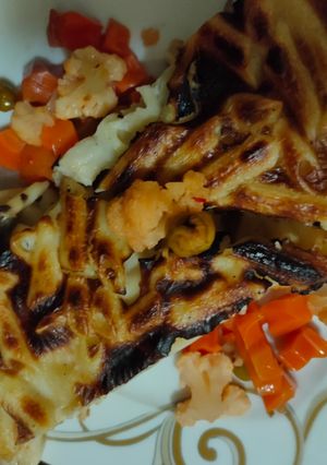 صورة لوصفة مكرونه بشاميل بالفراخ 🐔 طعهم 😋😋
