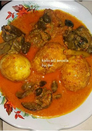 Foto resep Kalio ati ampela