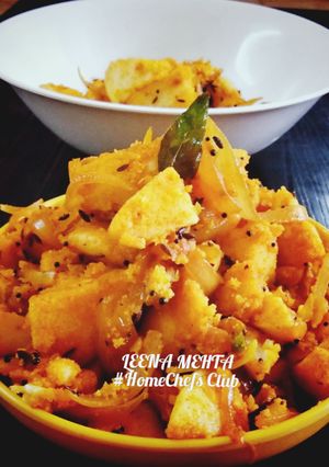 A picture of Masala Idli.