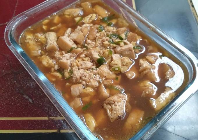 Tahu dan Telur Orek Kecap