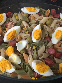 Una foto de Ensalada templada de pasta