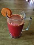 Healthy juice of carrot, amla and beet
