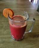 Healthy juice of carrot, amla and beet