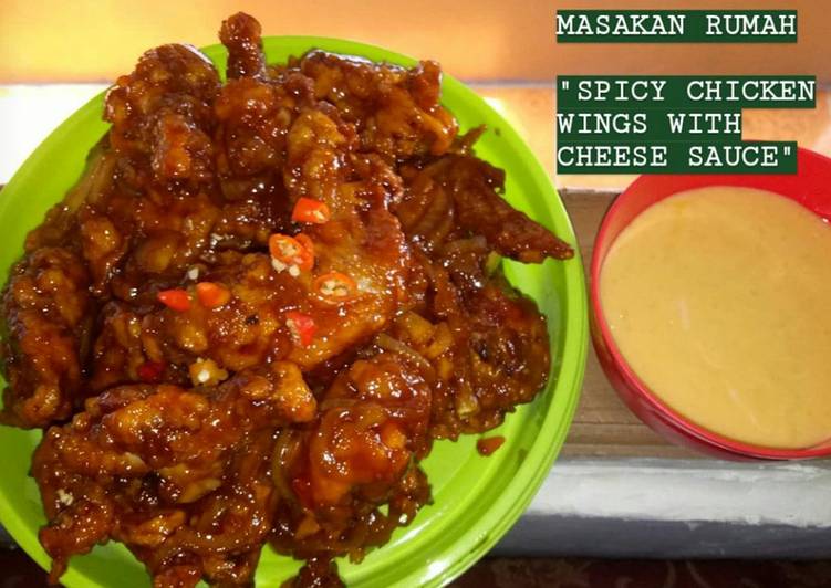 Spicy Chicken Wings 🔥🔥🔥With Cheese Sauce