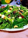 Salată de rucola, baby spanac și sfeclă roșie😋