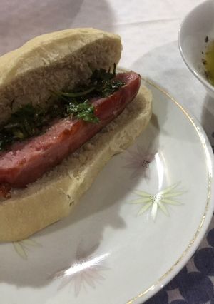 Una foto de Chimichurri para choripan