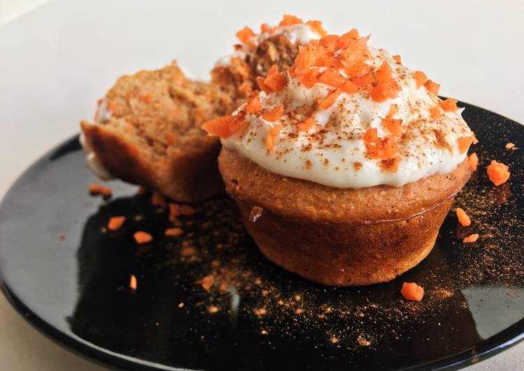 Muffins de zanahoria 🥕 Receta de Nuritmica.fit Cookpad