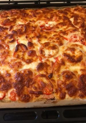 Karfiolpizza by enci recept fotója