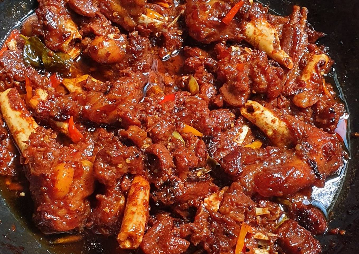 Tengkleng Rica Rica ala Pak Manto Solo 🤤