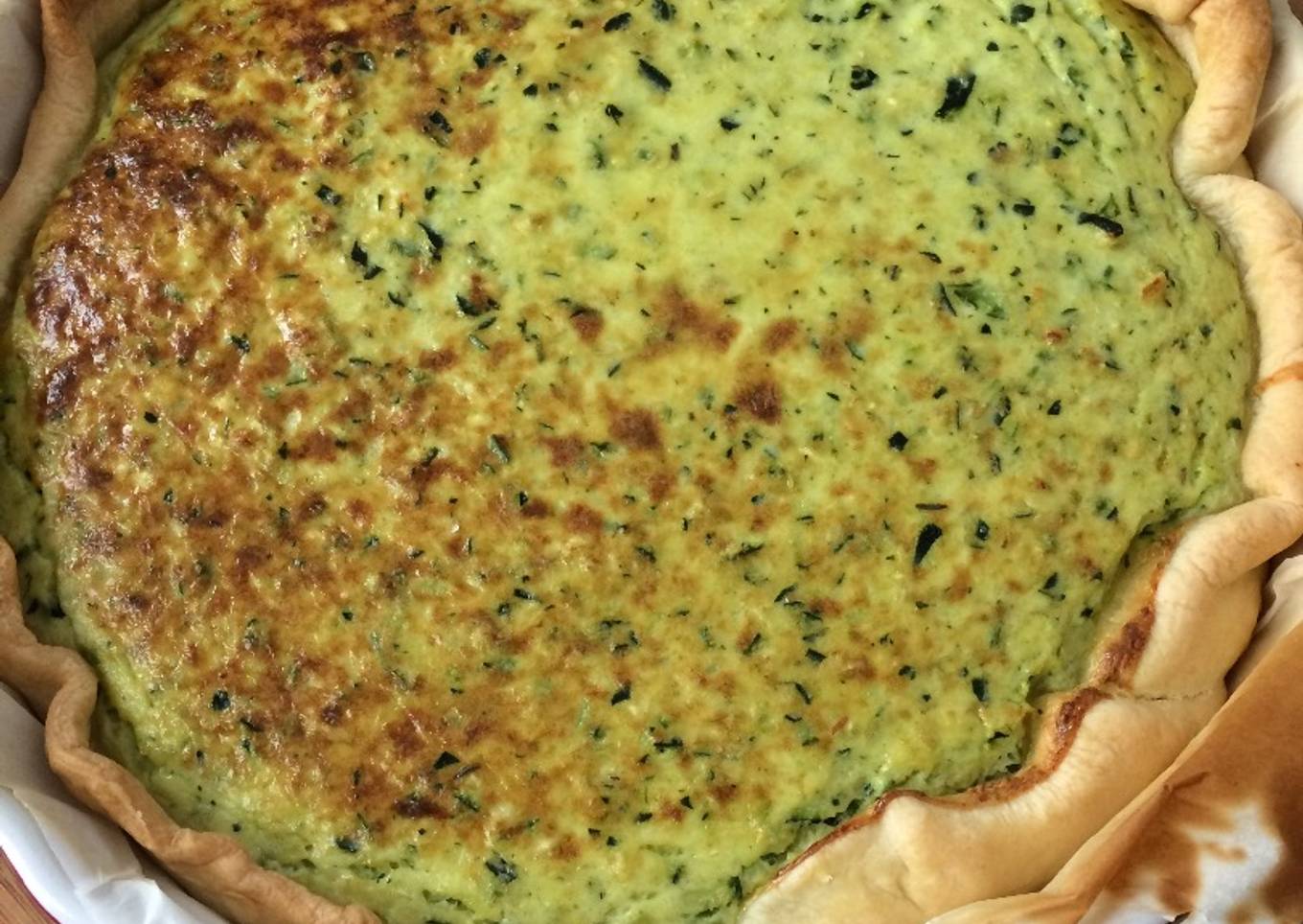 Quiche courgettes et ricotta