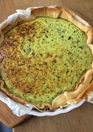 Une photo de Quiche courgettes et ricotta