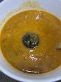 (شوربة الفريكة باللحمة)